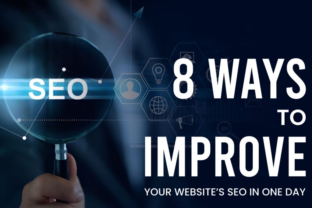 Professional woman from KTPL showcasing strategies to improve website SEO in one day using branding, design, and marketing techniques.