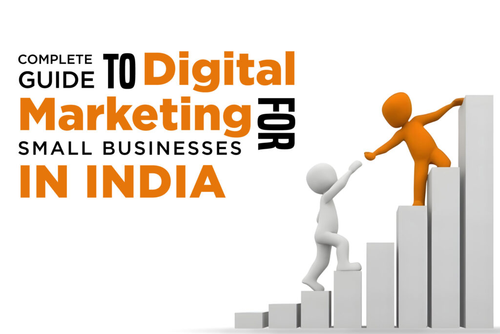 Small business owner using digital marketing tools in India in 2025