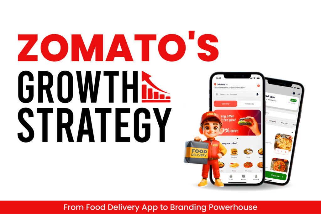 omato's Growth Strategy Banner – From Food Delivery App to Branding Powerhouse