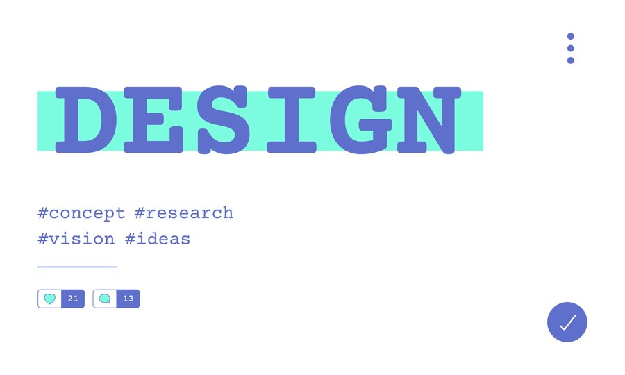 Minimalist web page with bold headline typography