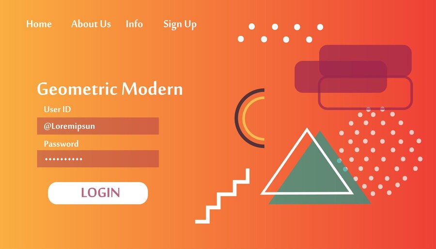 Creative web navigation using horizontal scrolling and interactive menu