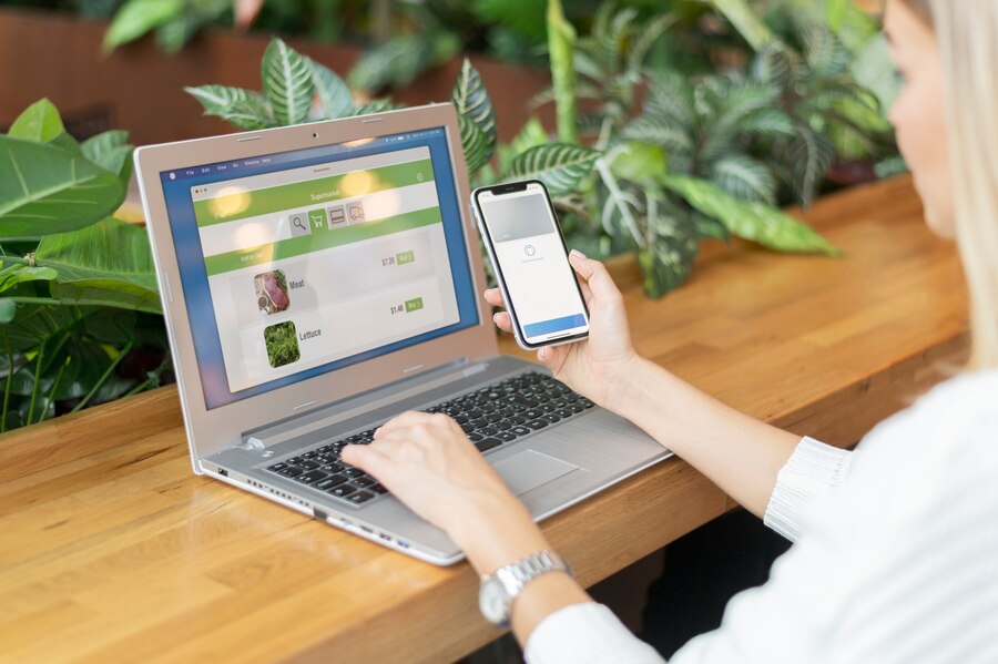 Mobile-friendly website preview on phone and tablet