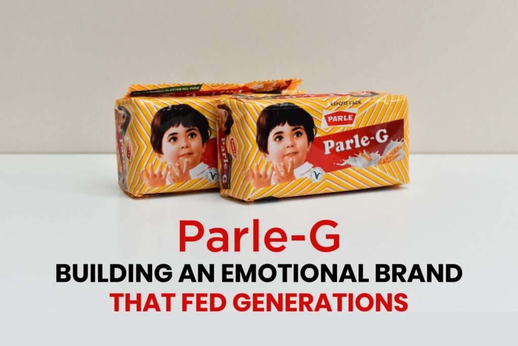 Parle-G biscuit packs with iconic child illustration
