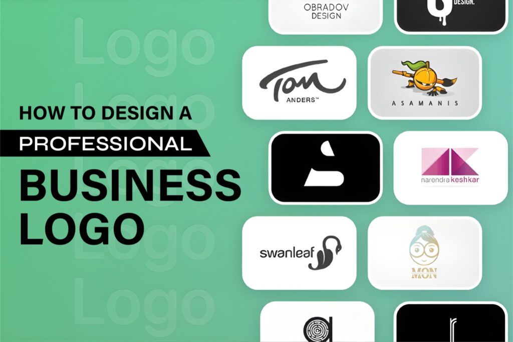 How to design a professional business logo – modern logo design examples