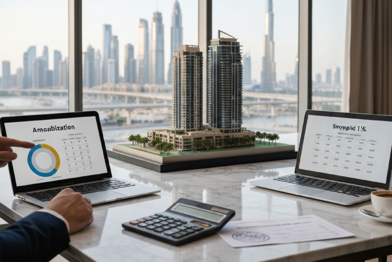 Danube payment plan vs bank loan comparison for buying property in Dubai