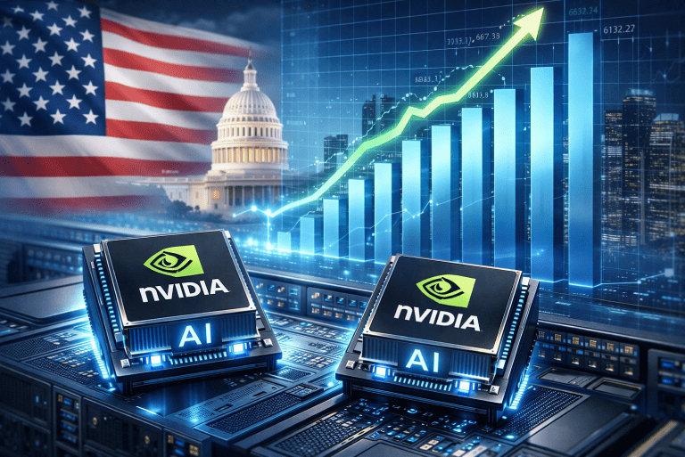 Economic impact of Nvidia AI chips on the US technology industry