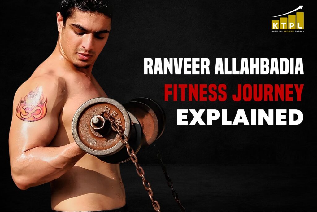 A muscular man lifting a dumbbell during a workout, representing a fitness transformation journey.