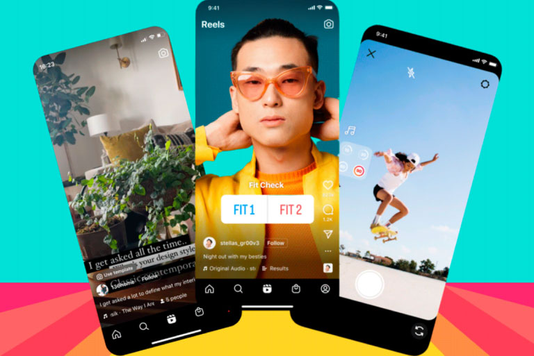 Instagram Reels ads showing fashion content to increase reach and engagement for clothing brands