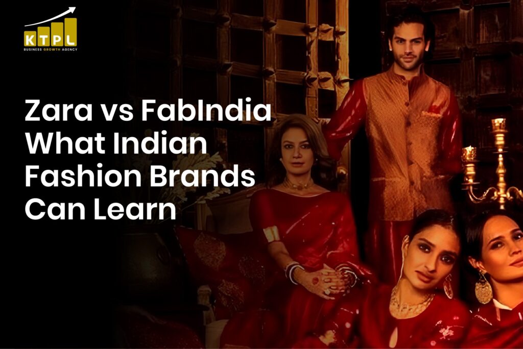 Zara vs FabIndia comparison showing fast fashion and Indian heritage styles
