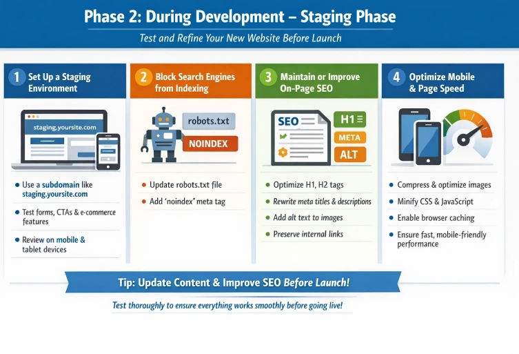 During Development – Staging Phase