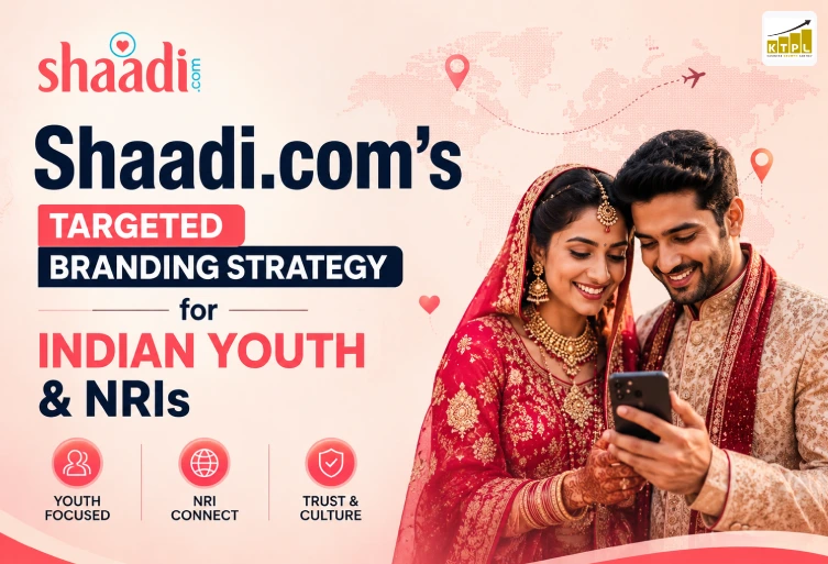 Shaadi.com’s Targeted Branding Strategy for Indian Youth & NRIs Shaadi.com branding strategy targeting Indian youth and NRIs through modern matchmaking, cultural connection, and digital marketing.